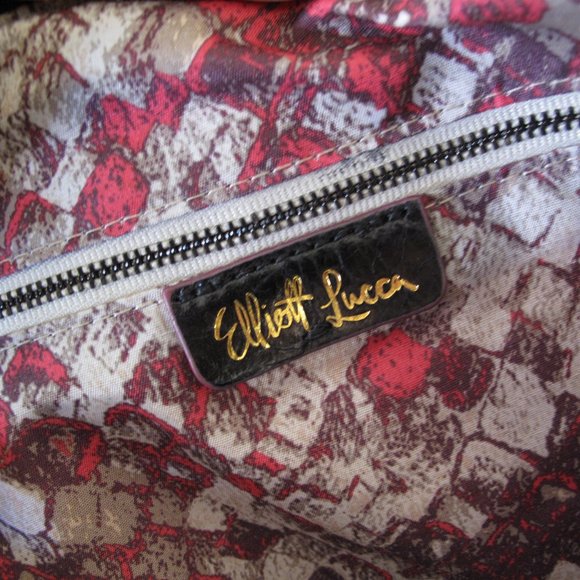 ELLIOT LUCA Woven Metallic Leather Shoulder Bag - Picture 13 of 16